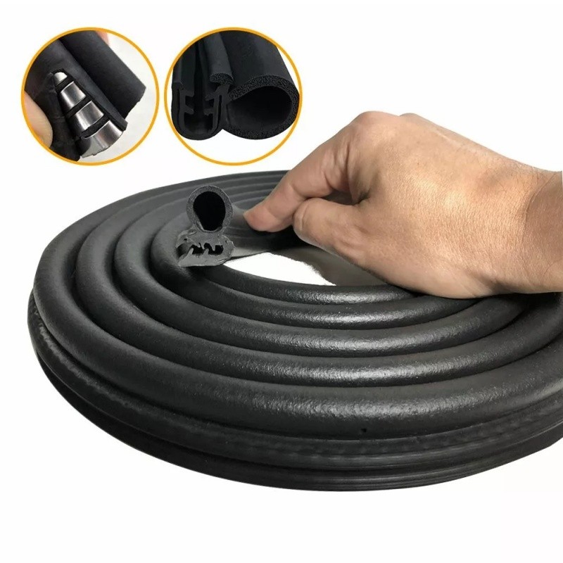 10ft Universal Auto Rubber Seal Weather Strip Door Window Trunk Hood Edge Trim