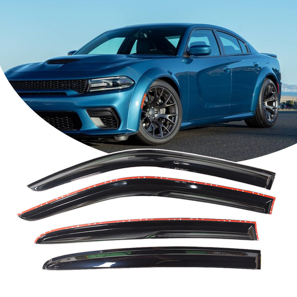 Labwork Window Visors For 2011-2020 Dodge Charger Sun Rain Guard Deflectors