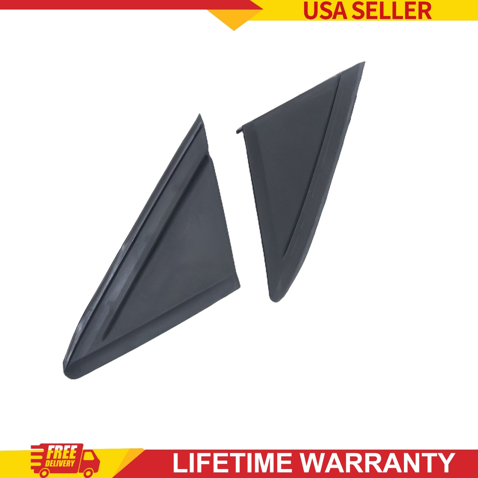 New Front Left+Right Mirror Corner Triangle Fender Cover For 13-19 Ford Escape