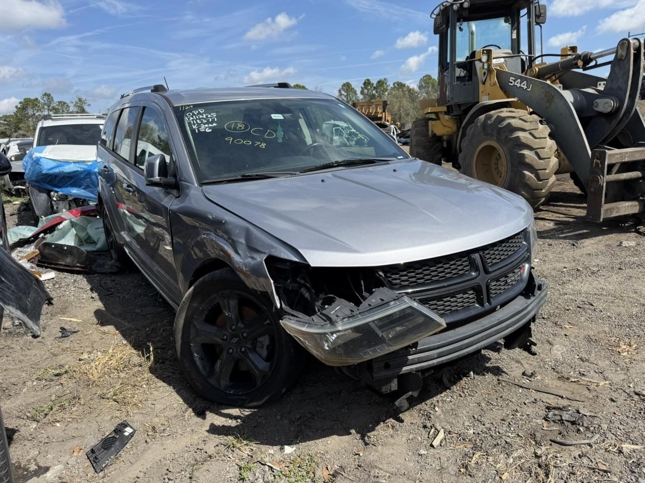 Passenger Right Center Pillar Fits 09-20 JOURNEY 589371