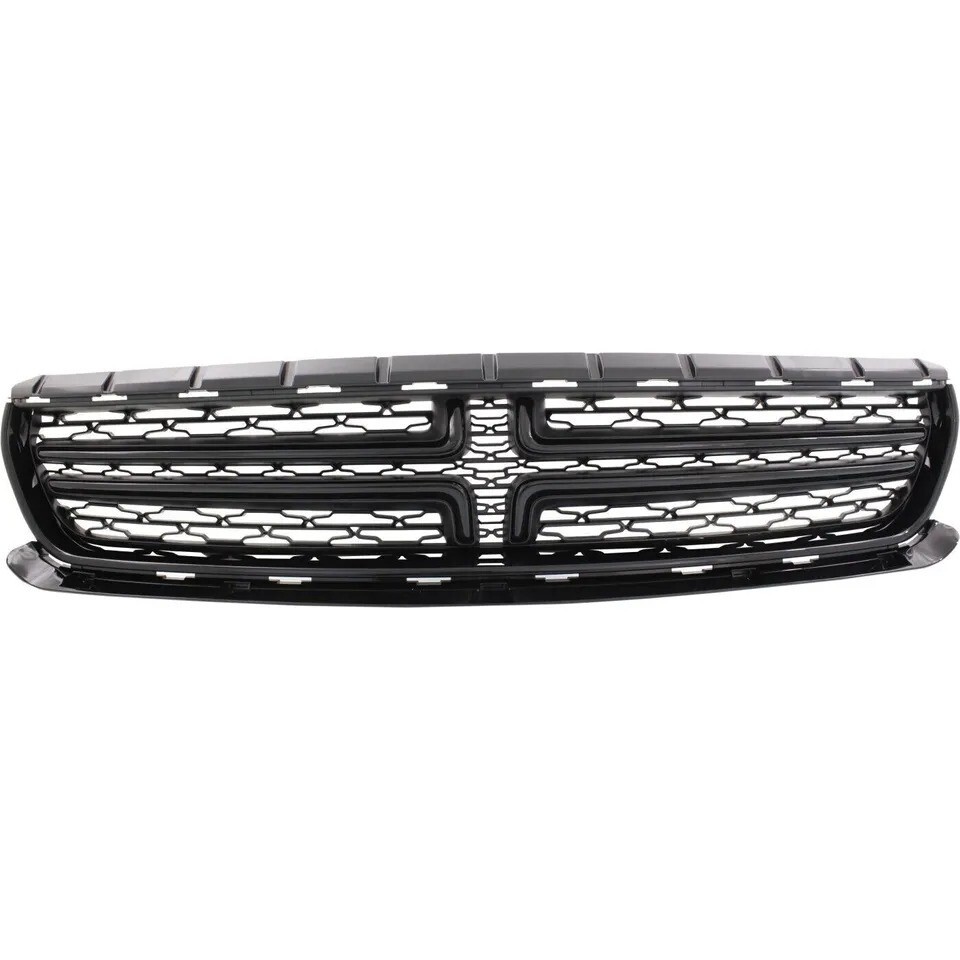 New Front Bumper Radiator Upper Grille Black Fits 2015-2021 Dodge Charger Sedan