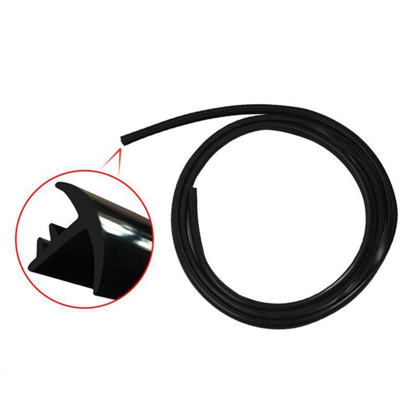 Rubber 1.6m Soundproof Dustproof Sealing Strip for Auto Car Dashboard Windshield