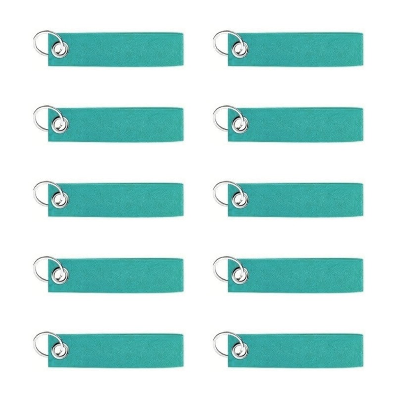 Strong Felt Keychains Personalizes Felt Key Holders Craft Kit Supplies 10pcs