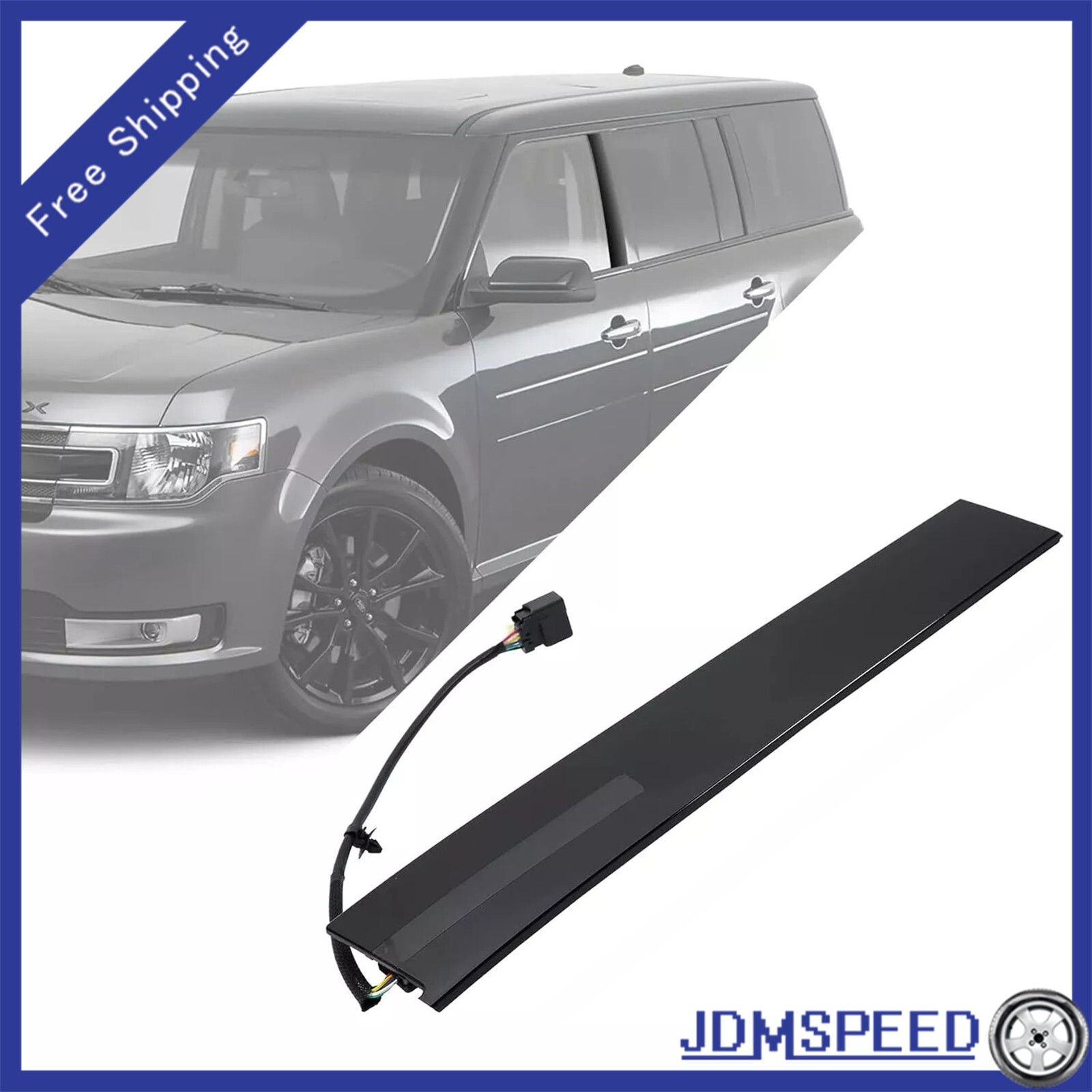 For 2010-2019 Ford Flex Door Entry Keypad Pillar Molding Trim Left Driver-Side