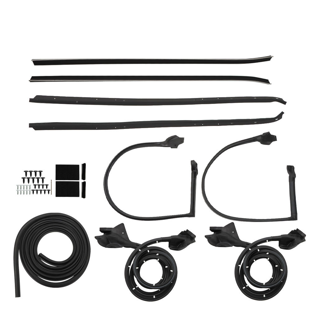 Suit For 1970-81 Pontiac Firebird/Chevrolet Camaro Weatherstrip Seal Gasket 9pcs