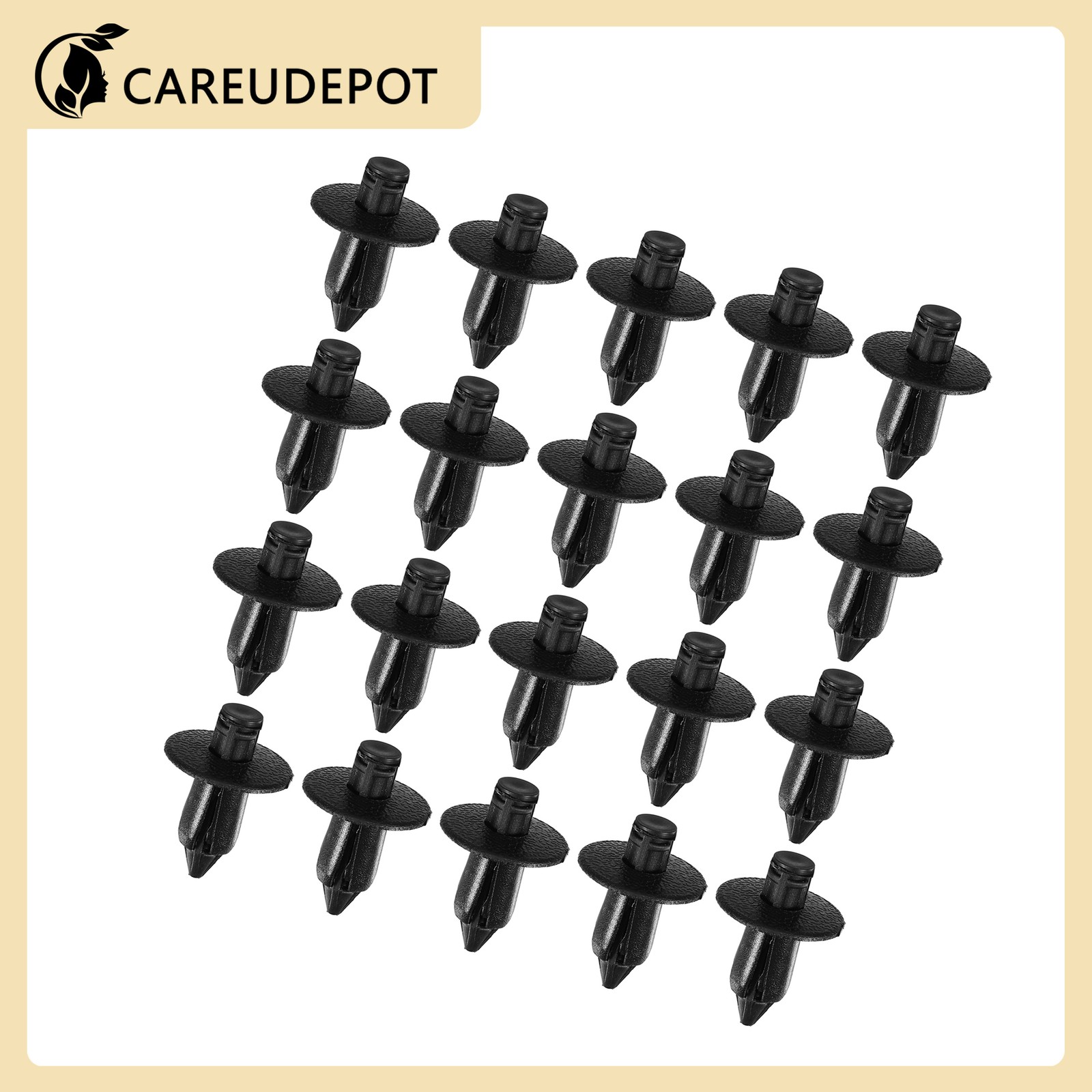 20 Pcs Push Type Retainer Clips No.909140062 for Subaru Ascent 19-22 Plastic New