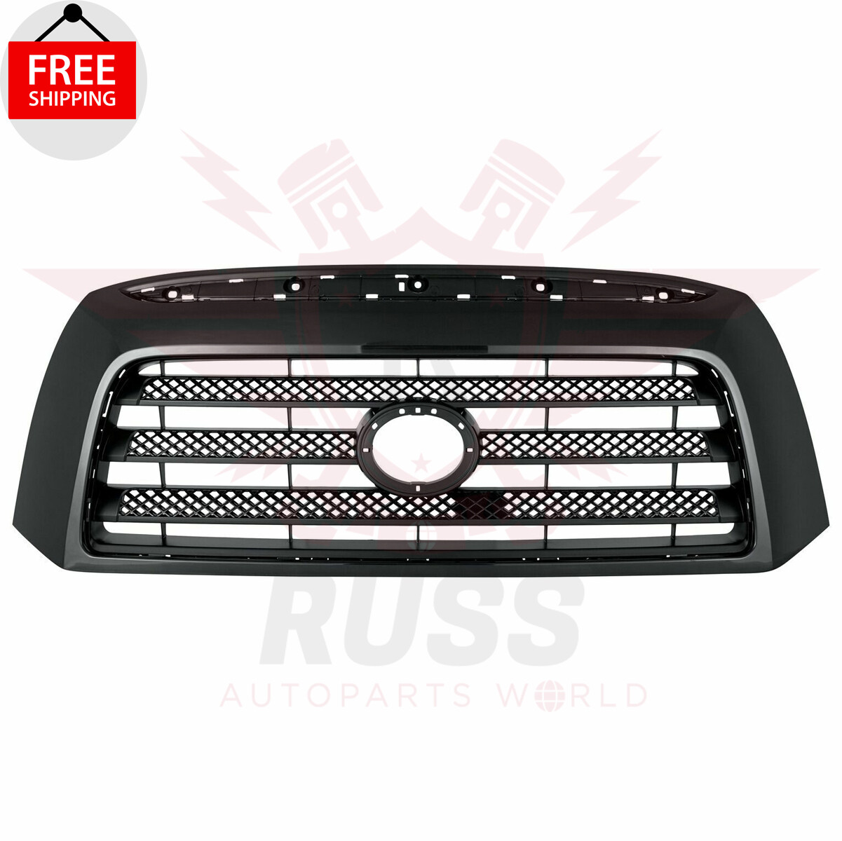 New Front Bumper Grille Black Insert With Black Frame For 2007-09 TOYOTA TUNDRA