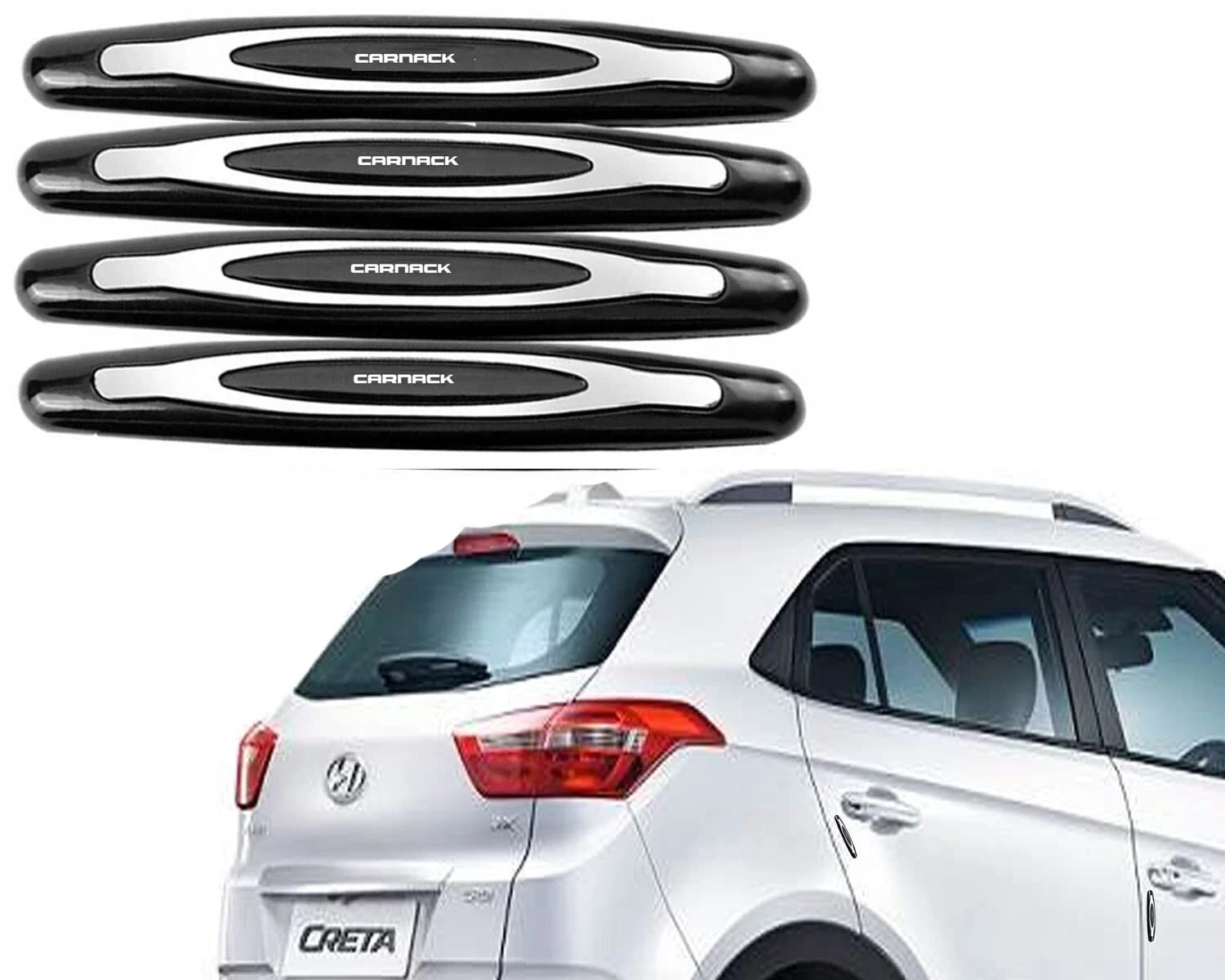 Car Door Guard Rubber Edge Protector Universal Compatible for All Cars Set of 4