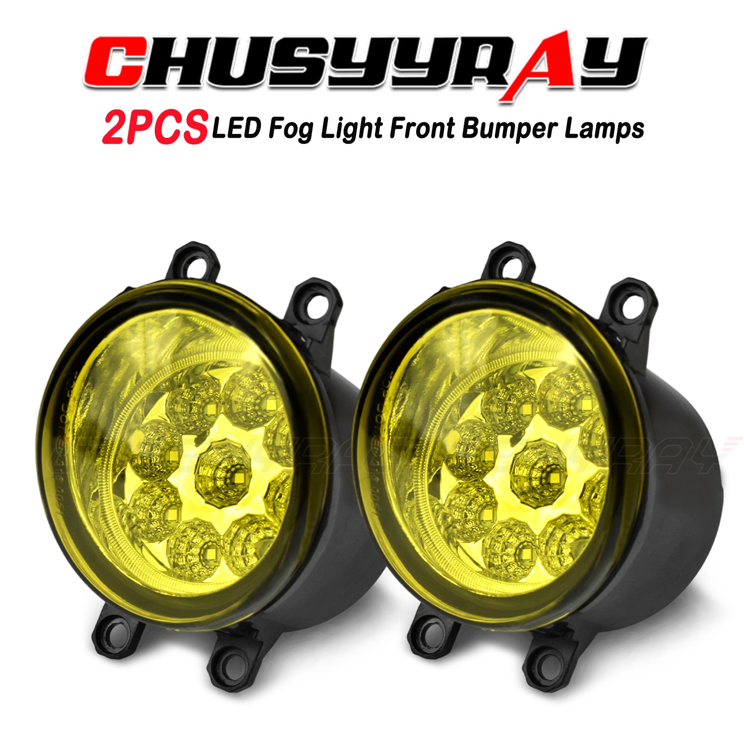 New Pair Of Fog Lights Lamps Front Bumper RH LH For Toyota Yaris 2006-2019 US