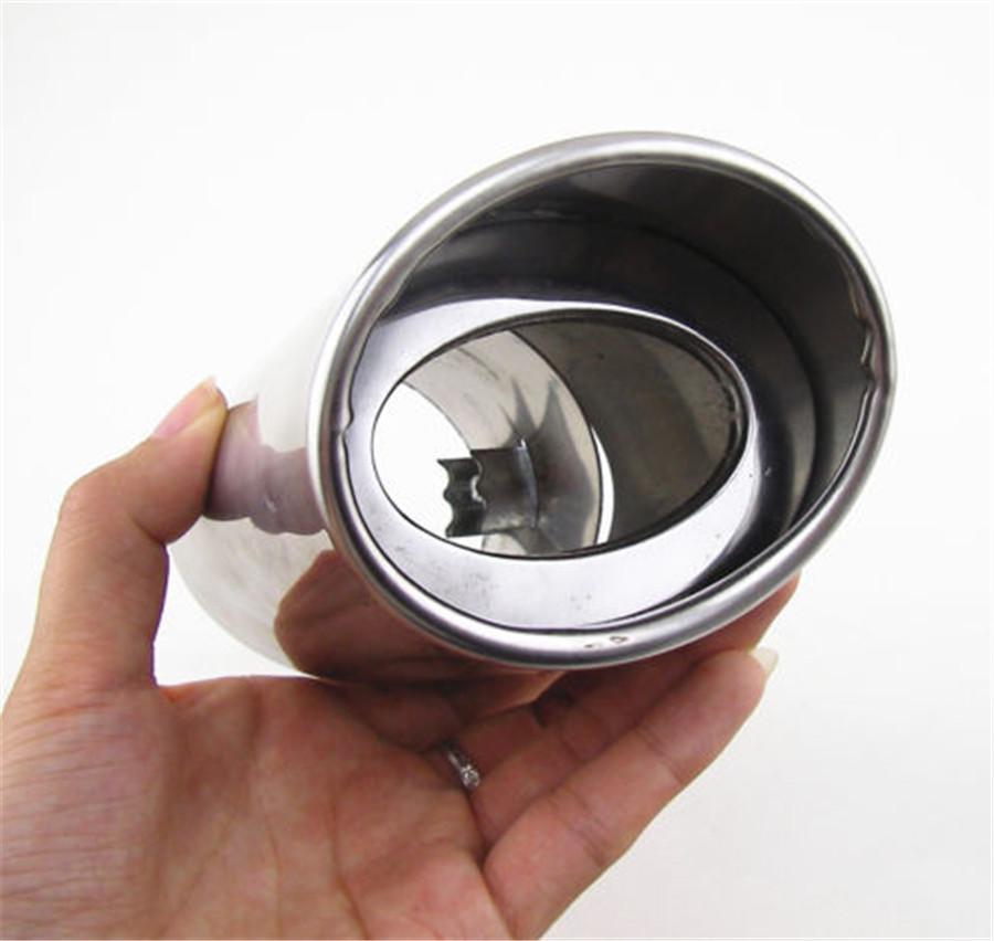 145mm Chrome Stainless Steel Exhaust Pipe Trim For 1.8-2.2 T