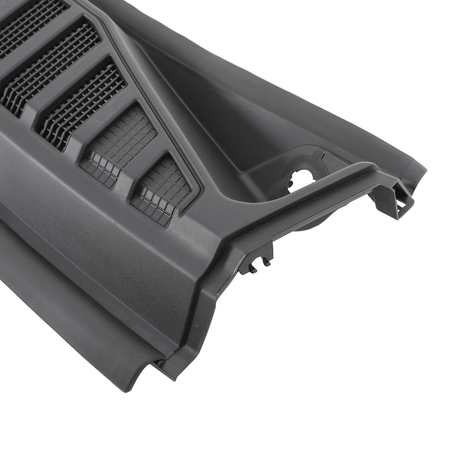 Windshield Wiper Cowl Grille for Ford F-150 2015-2020 Black Plastic Rubber