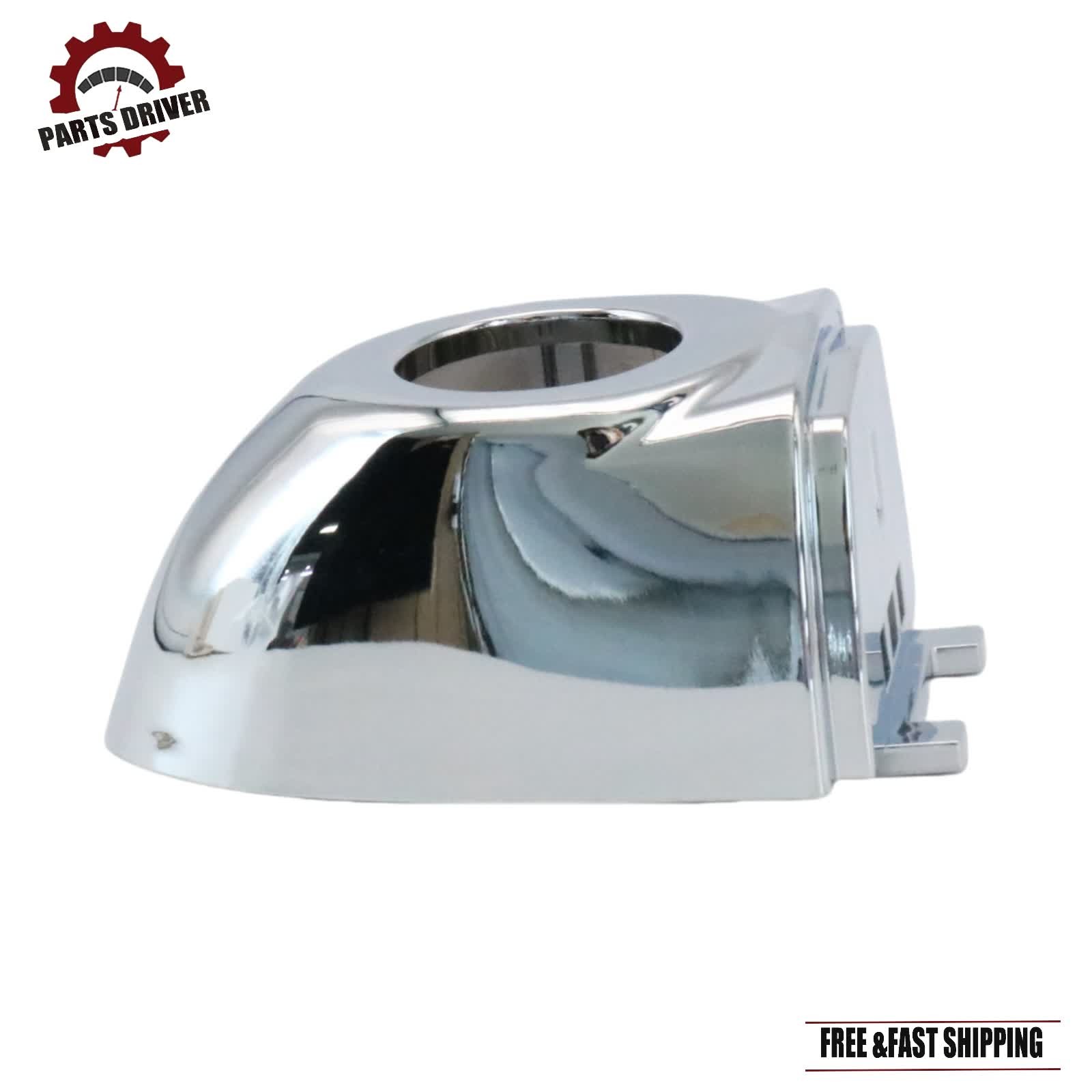Silver Chrome Door Front Outer Handle Trim Molding Cap For Fiat 500X 2016-2021
