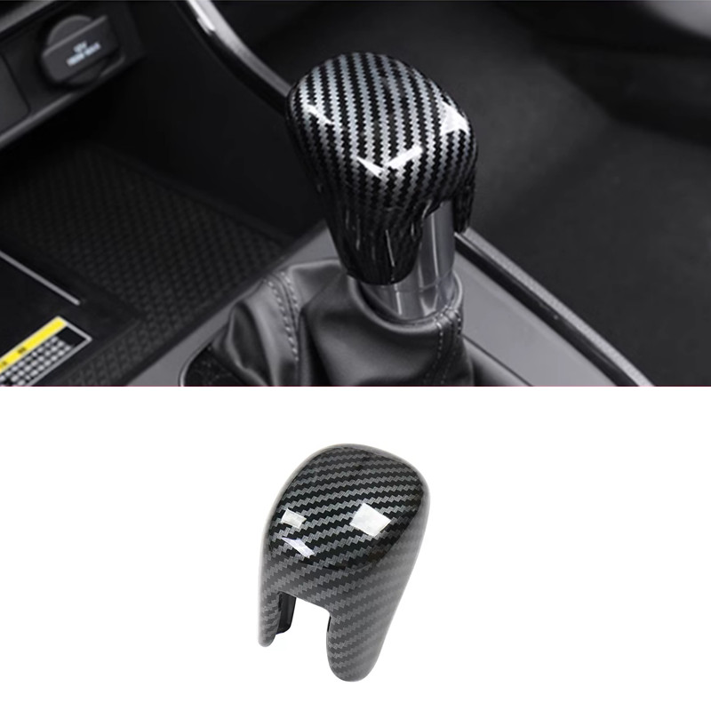 Carbon fiber Car Gear Shift Knob Trim 1pcs For Honda CRV CR-V 2023-2026