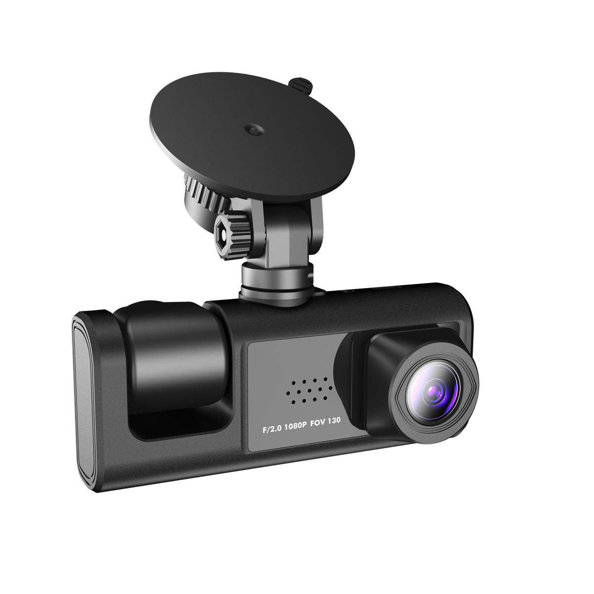 1080P HD Dash Cam Car DVR Video Recorder G-sensor 3 Lens Front And Rear Camera