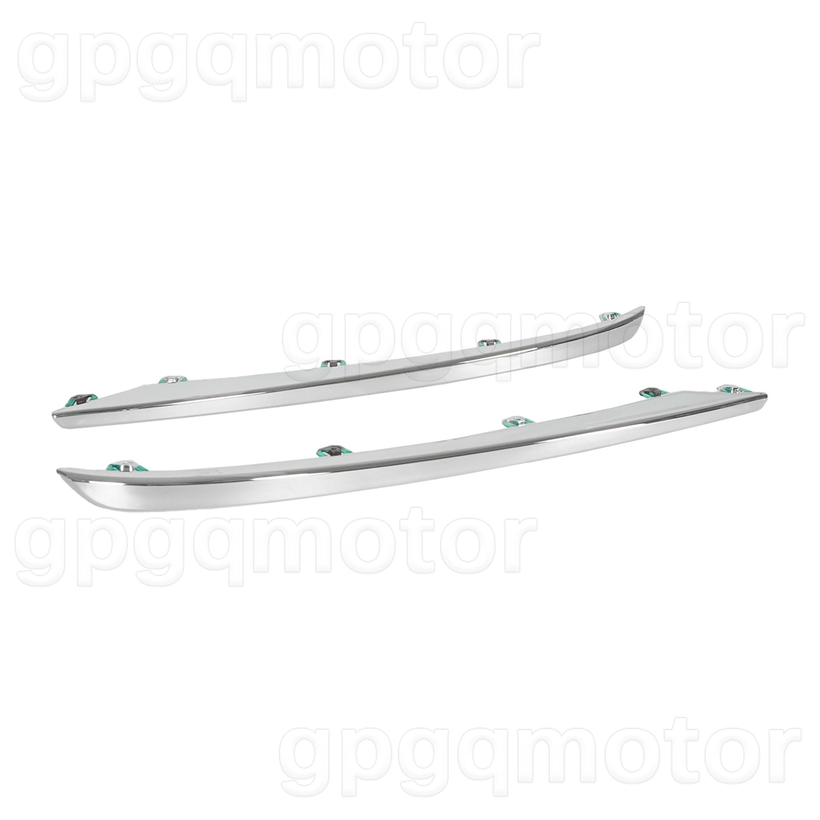 For Acura TLX 2015-2017 Left&Right Front Bumper Grill Trim Chrome Molding Strip