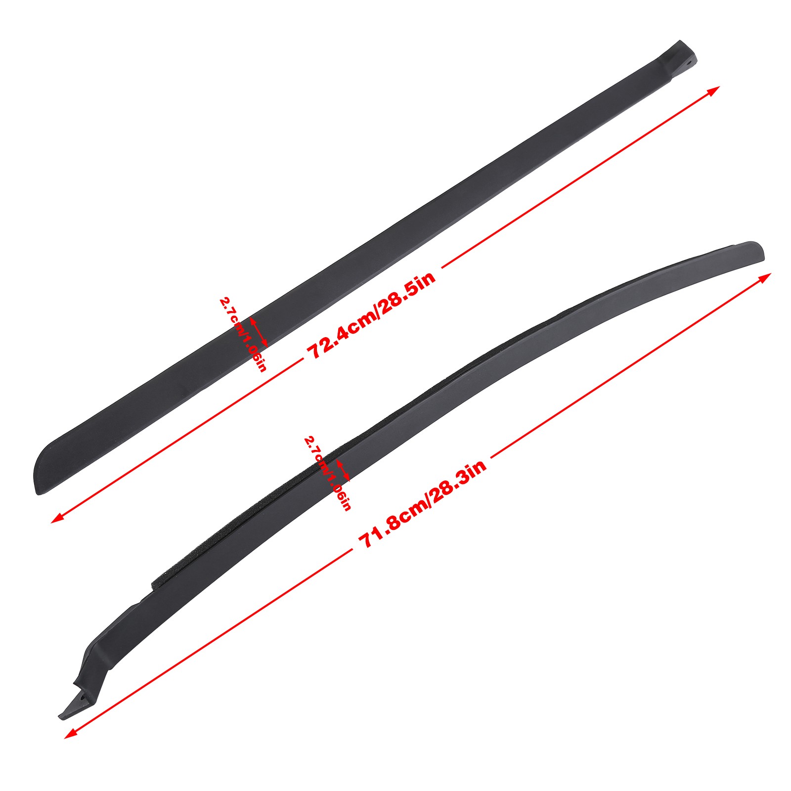 2pcs 04805889AC For 2005-2010 Chrysler 300 Windshield Pillar Molding LH/RH US