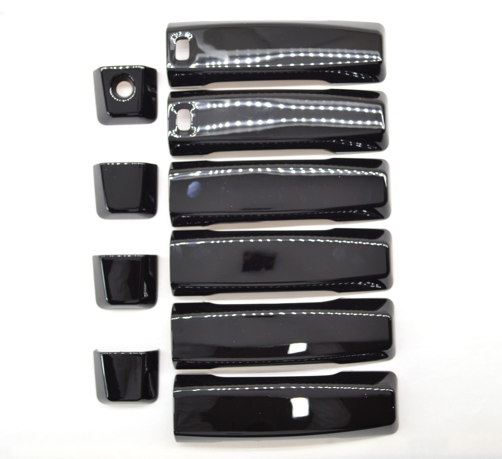 Patented Snap-On Black Door Handle Cover for 04-23 Nissan Titan W/ &W/O SMARTKEY