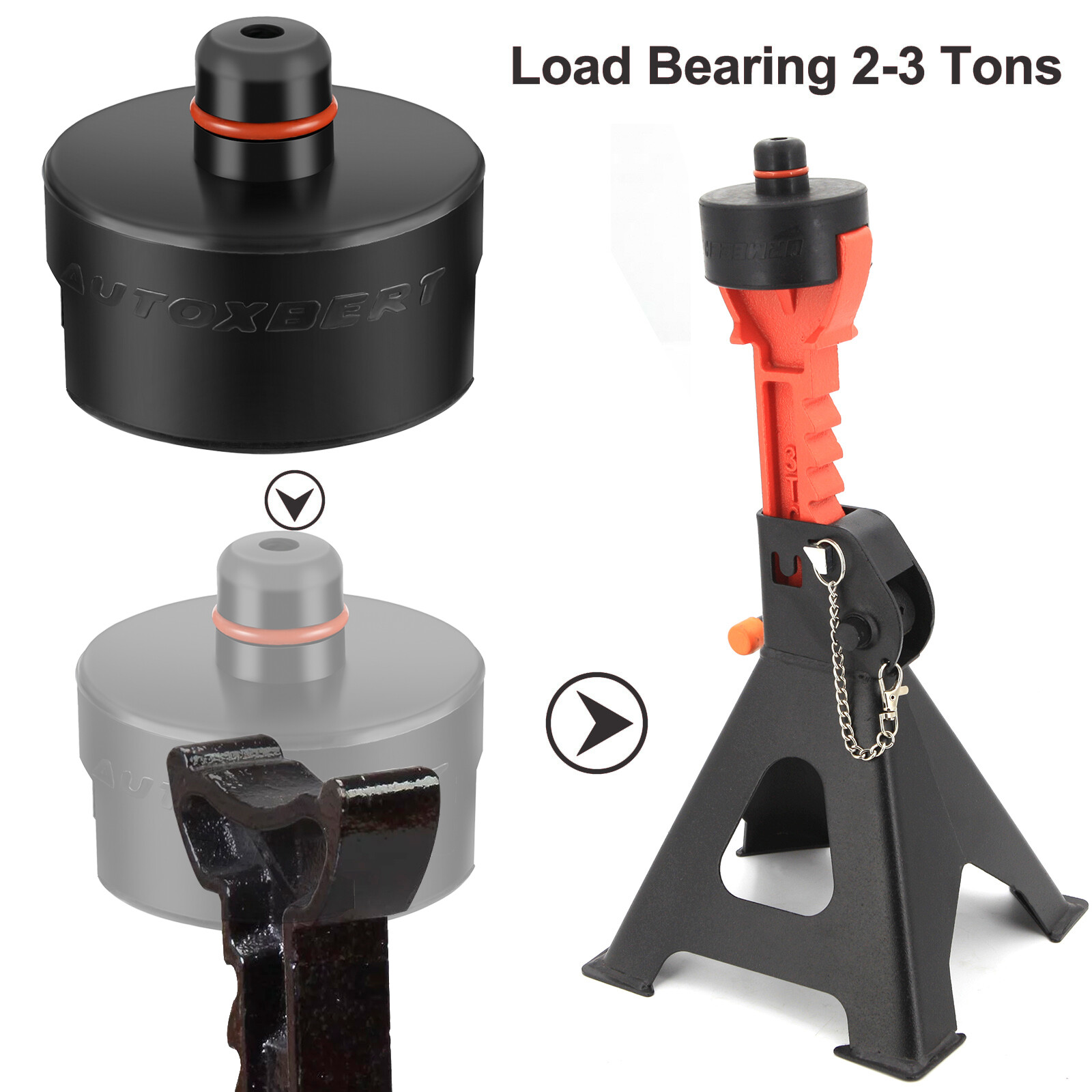 Rubber Lifting Jack Pad Adapter Jack Stands For Tesla Model 3 Y S X Accessories/