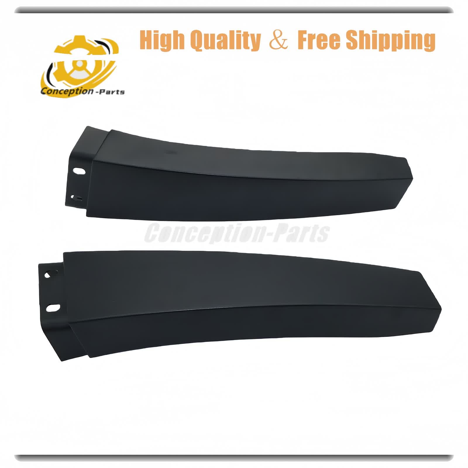 Black Door Pillar-B Trim Panel Left & Right Side Fit Jetta 2011-2018 Brand New