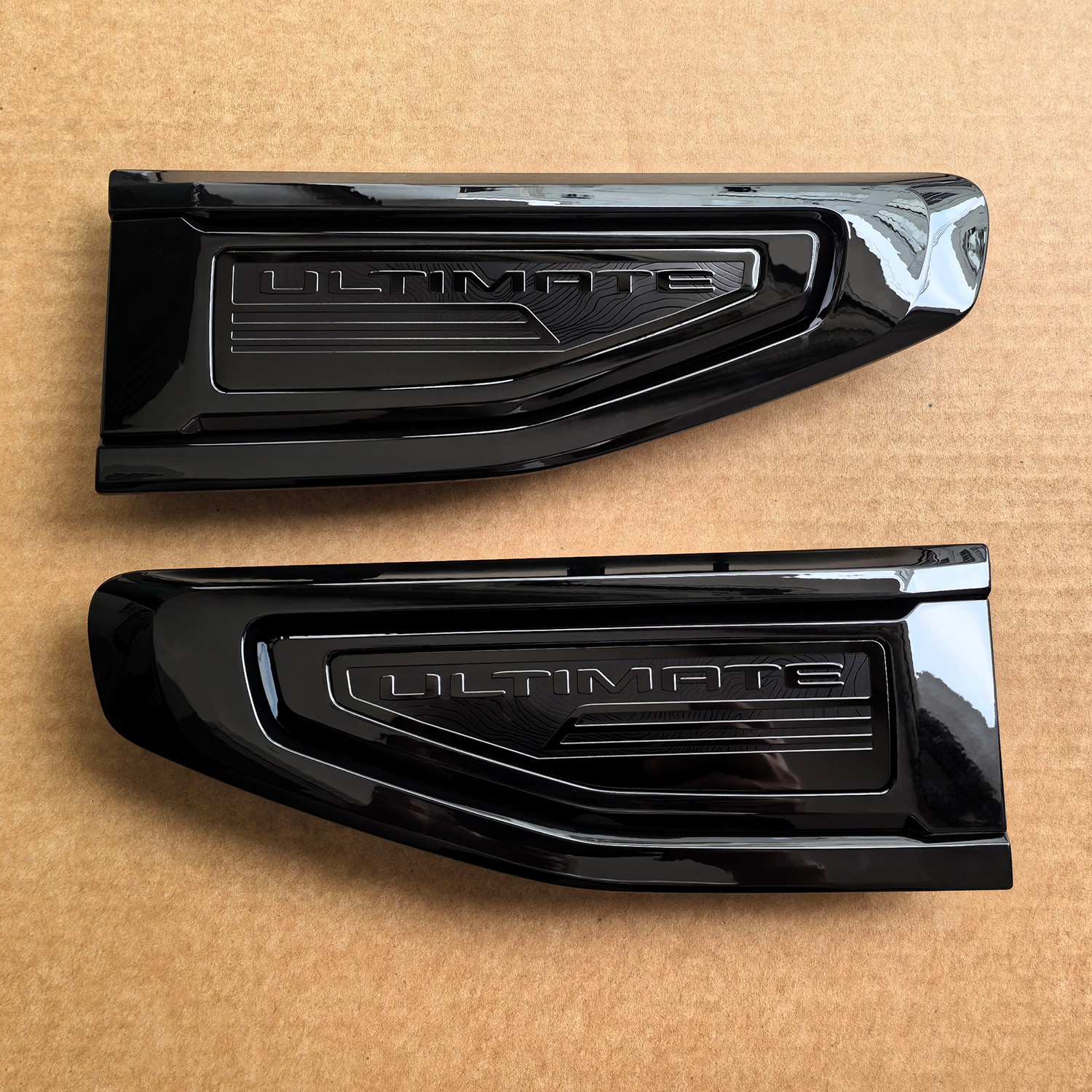 OEM 2021-2024 GMC Ultimate Vent Emblem Badge for Yukon / Yukon XL Gloss Black