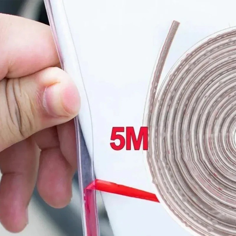 5M Car-Door Edge Guard Protector U-Type Rubber Trim Scratch Protection Moulding