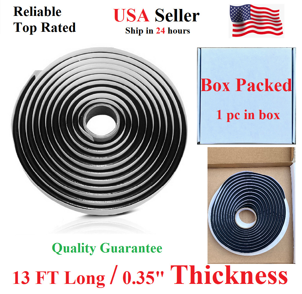 13FT Butyl Rubber Glue Sealant Rope Box PK Headlight Window Door and Windshield