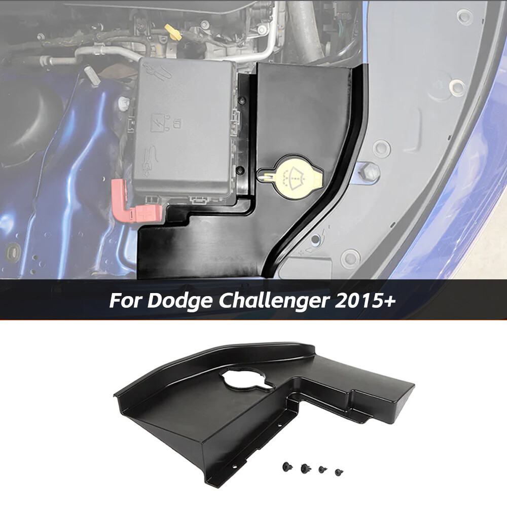 4xSet Black Engine Wire Dust Coolant Tank Accessories Cover for Dodge Charger15+