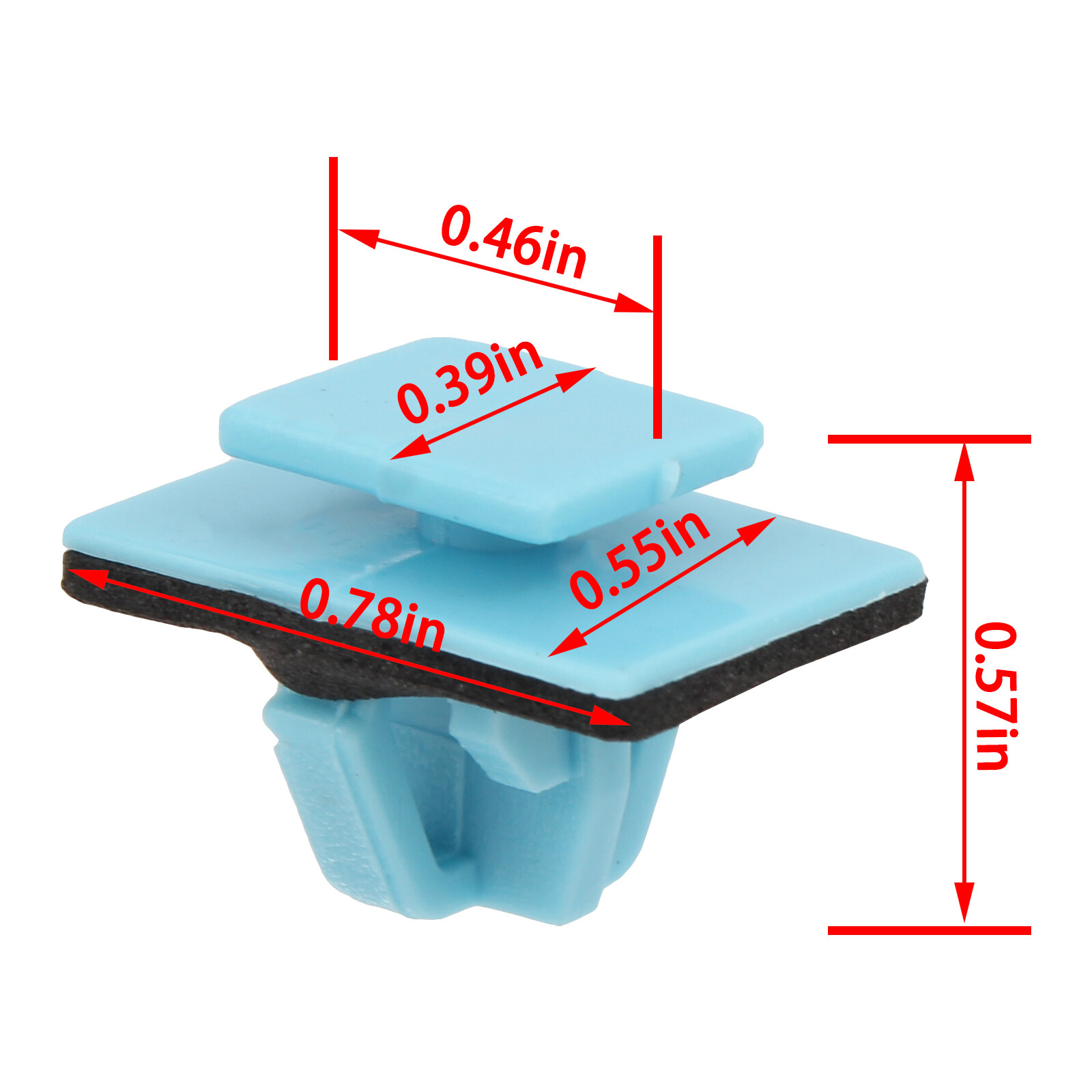 30pcs Moulding Clip With Sealer for Hyundai & Kia 87756-1F000