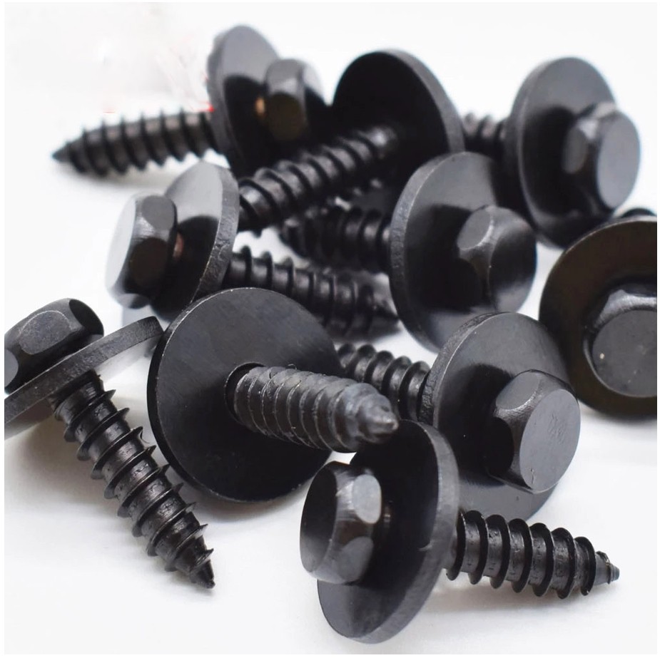 Pratical Screw Body Fender Bumper Retainer Clips Gasket Fastener Kit Metal 50PCS