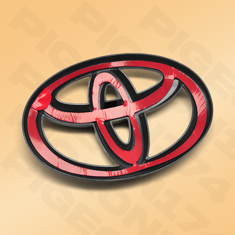 1pcs For 2012-2018 Corolla 3D Matte Blackout Rear Badges Tailgate Emblem Overlay