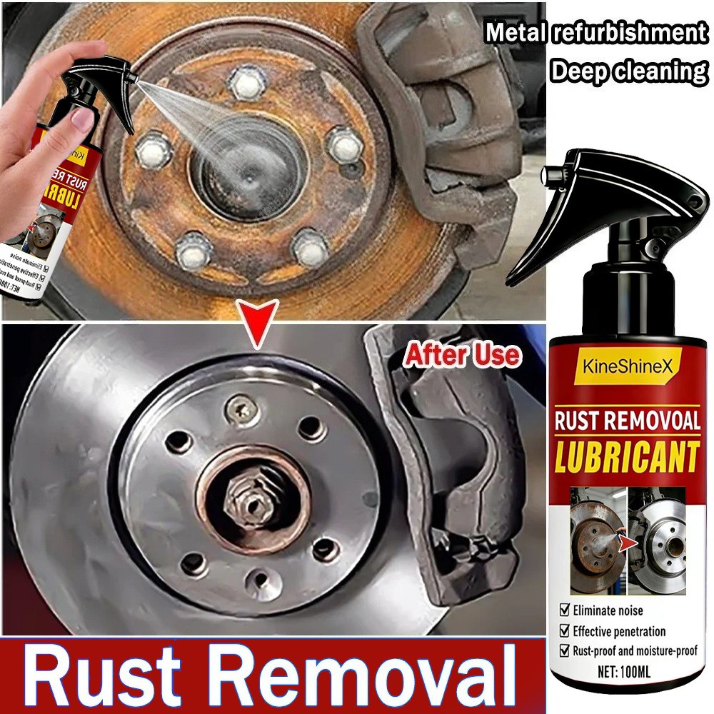 Car Rust Remover Auto Exhaust Pipe Derusting Spray Quickly Wheel Hub Care Clean