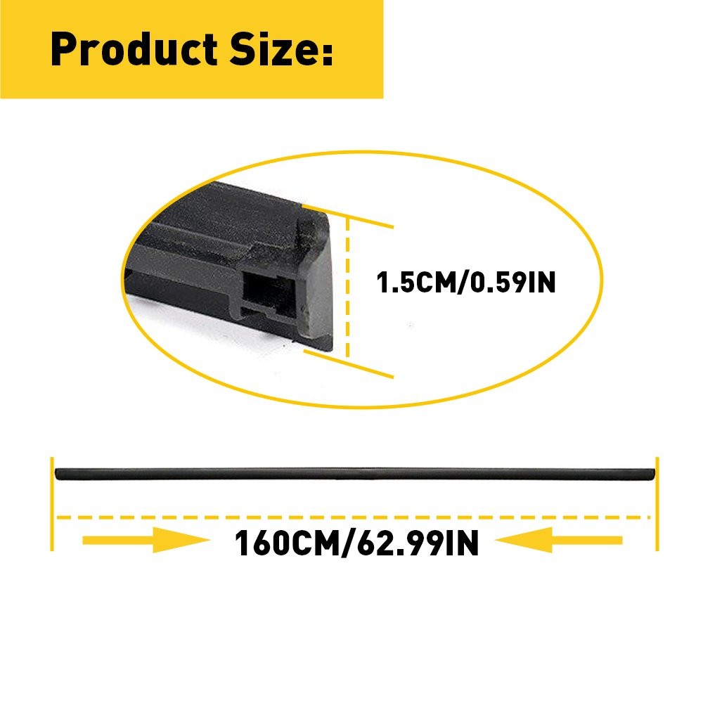 Black High Quality Roof Trim Molding Kit For 06-2016 Toyota Yaris Hatchback New