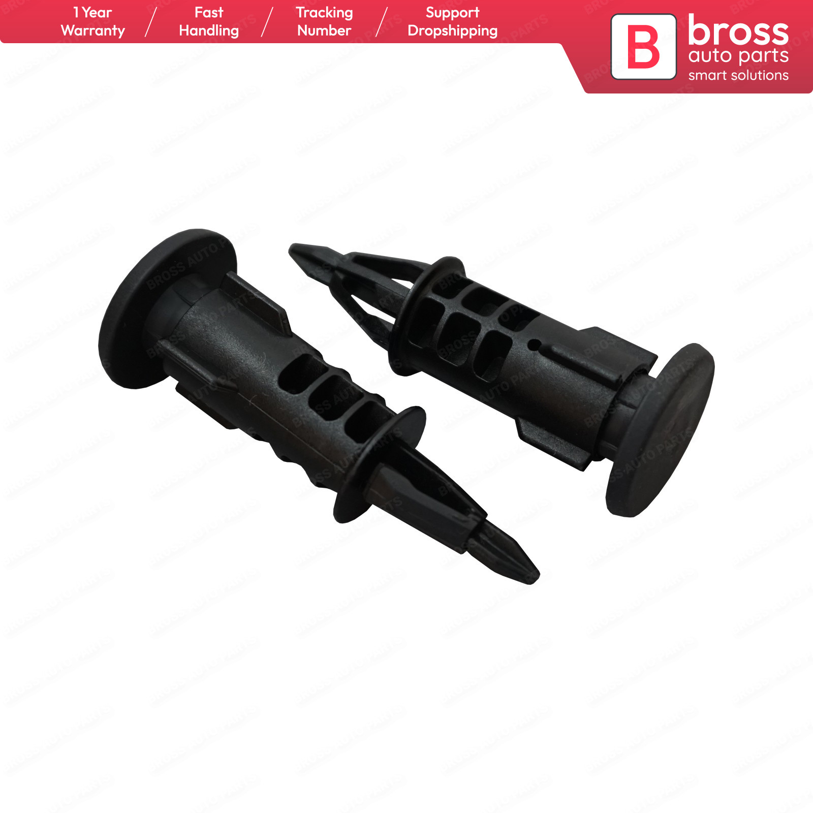 BCF5048 2X Boot Tailgate Stopper Holder Bracket Clips 8200401454 for Renault