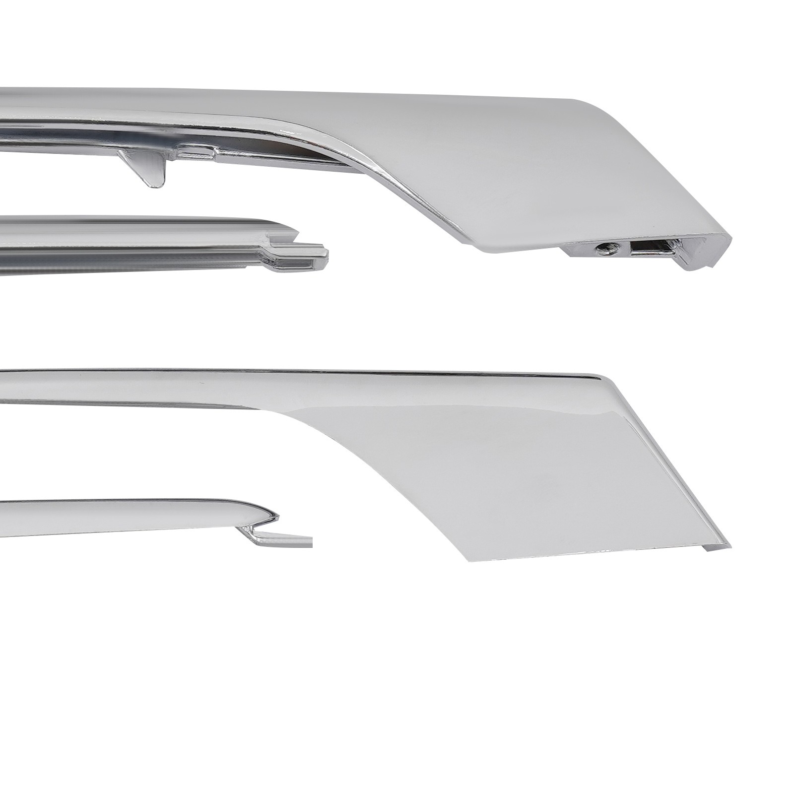 For 2016-2021 Tesla Model X Front Left Right Upper Lower Fog Light Molding Trim