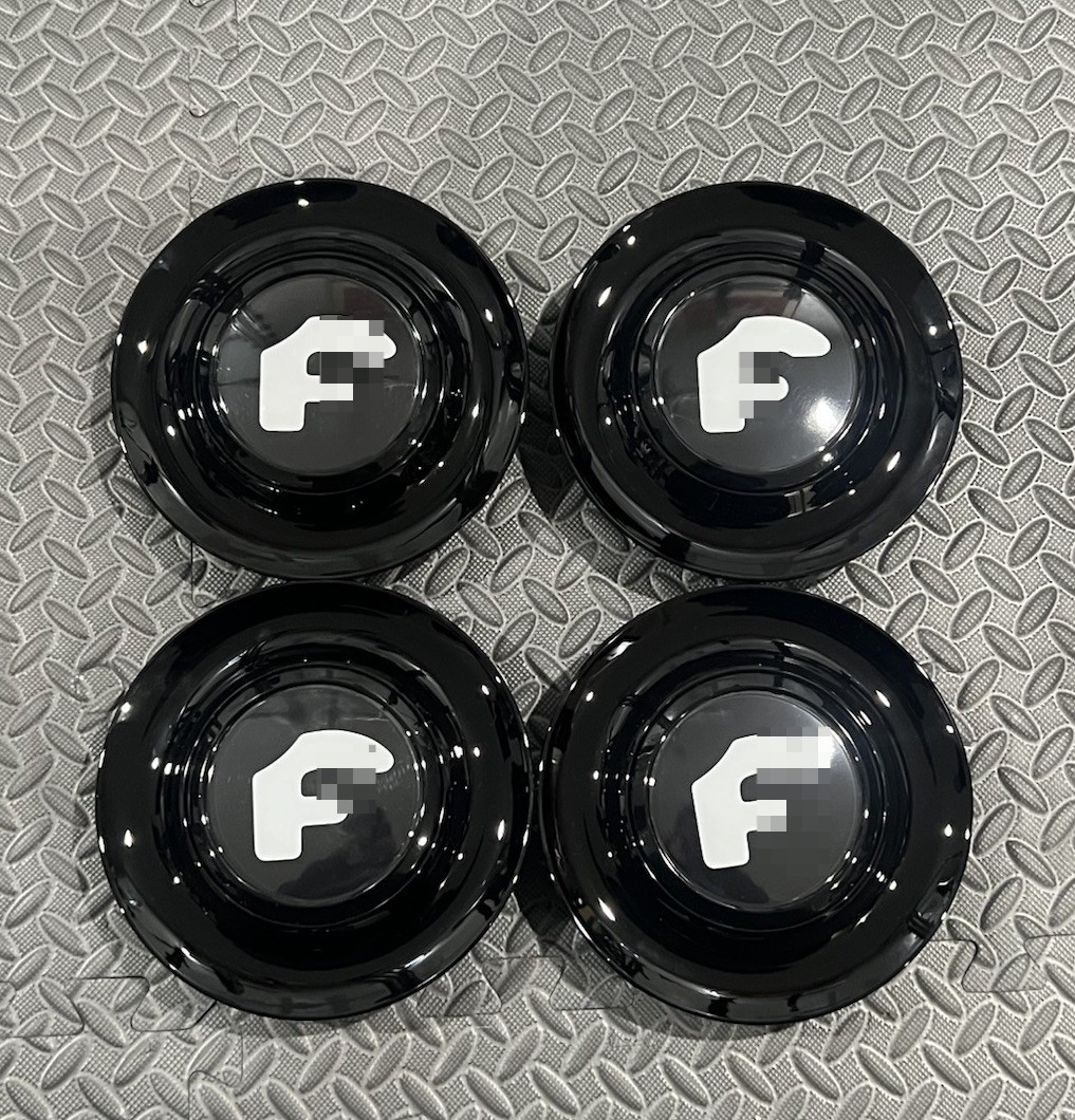 4Pcs Black Chrome 7.2 Inch XL Floating Replacement Wheel Hub Center Caps