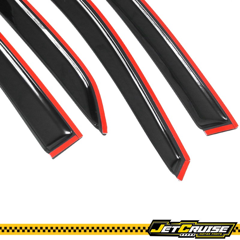 Fits 09-13 Toyota Corolla Acrylic Window Visors Rain Sun Guard Deflector 4Pcs