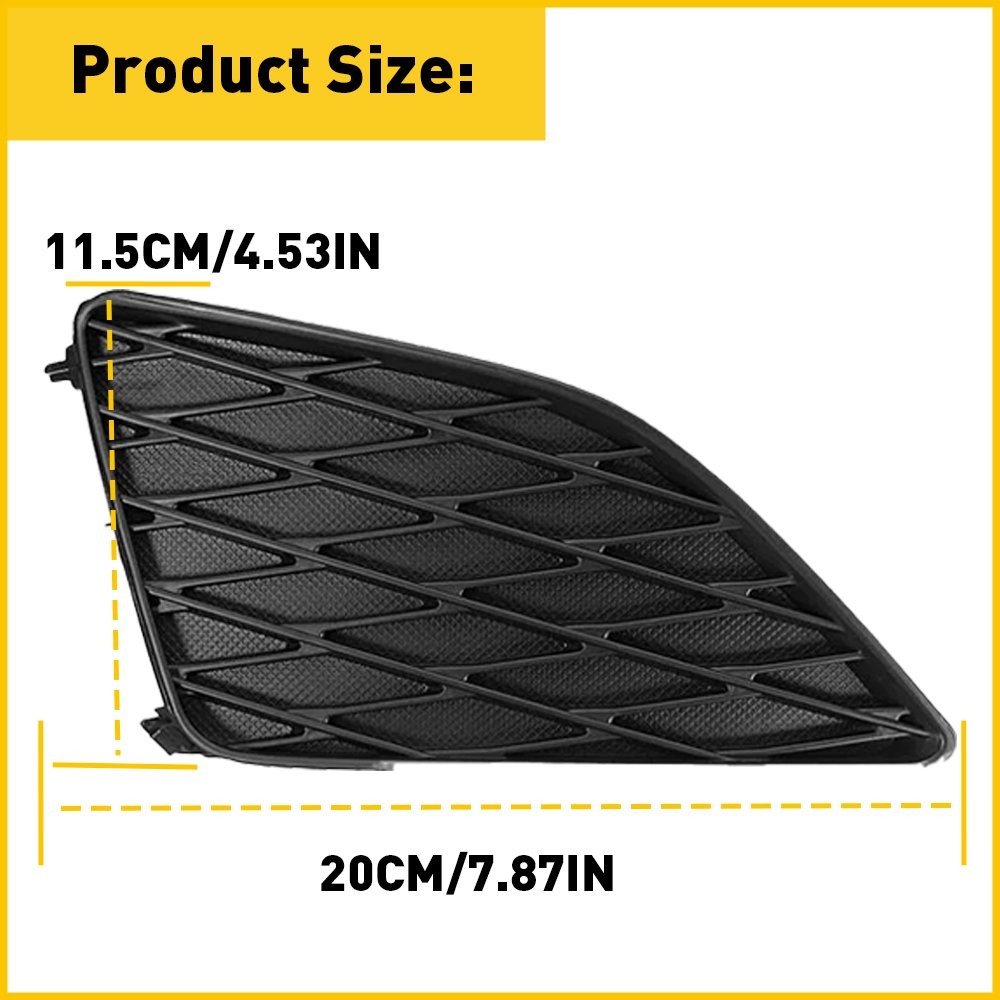 Bumper Front Insert Fog Light Cover Left+Right For TOYOTA COROLLA 2009-2010 EOOH