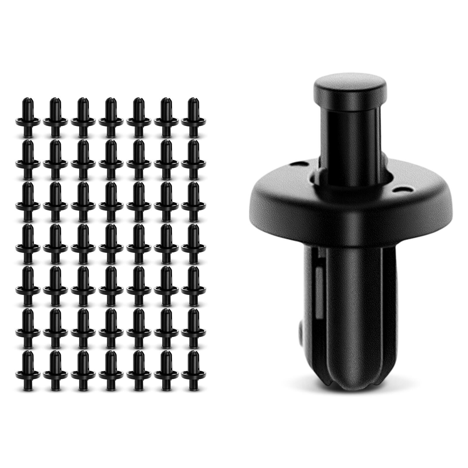 50Pcs 5mm Plastic Bumper Cover Retainer Clips for Subaru Outback Impreza Legacy