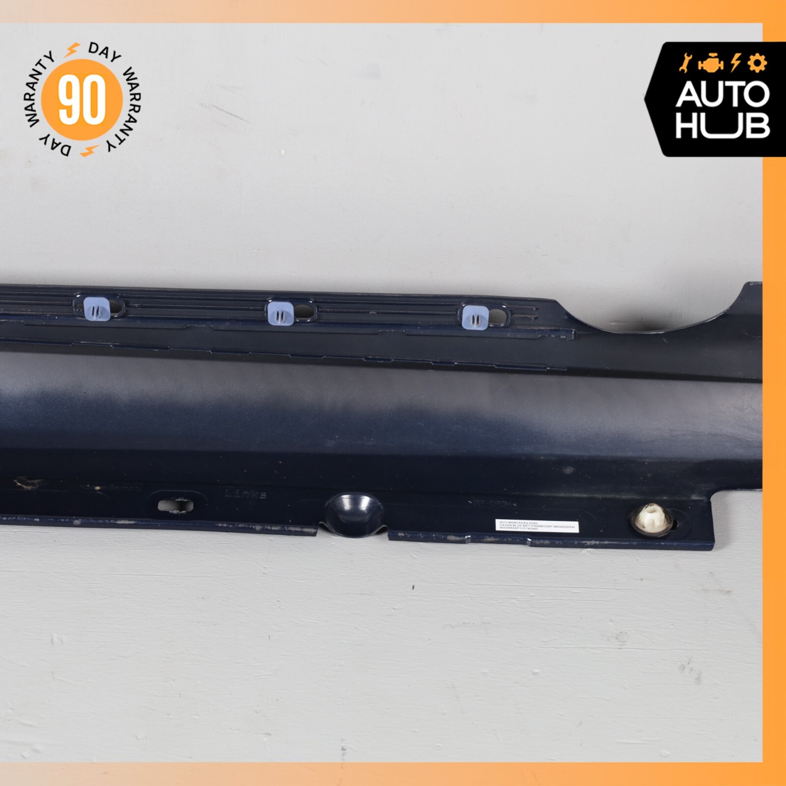 11-17 Mercedes W207 E350 Convertible Base Left Side Rocker Panel Side Skirt OEM