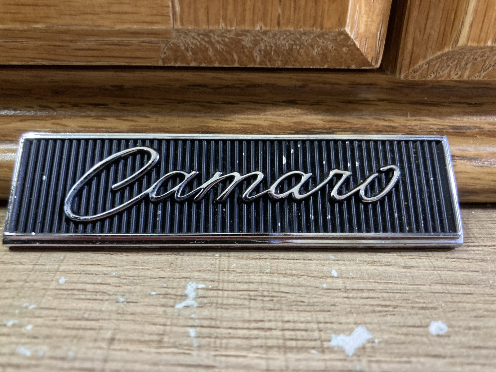 NEW 68-69 Camaro Door Panel Emblem Script / Standard Interior Trim USA-MADE