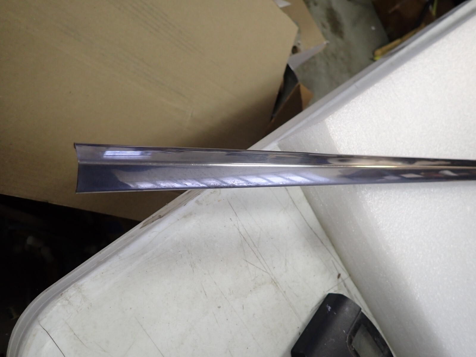 1958 Buick Limited Riviera Original Front Fender LH Stainless Molding 4 DR Hdtp