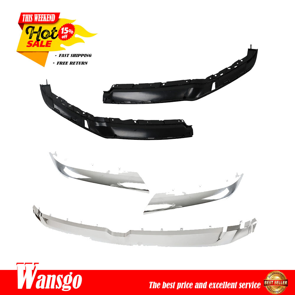 Chrome Upper Replacement Grille Trim Molding Plastic For 2019-2022 Ram 1500