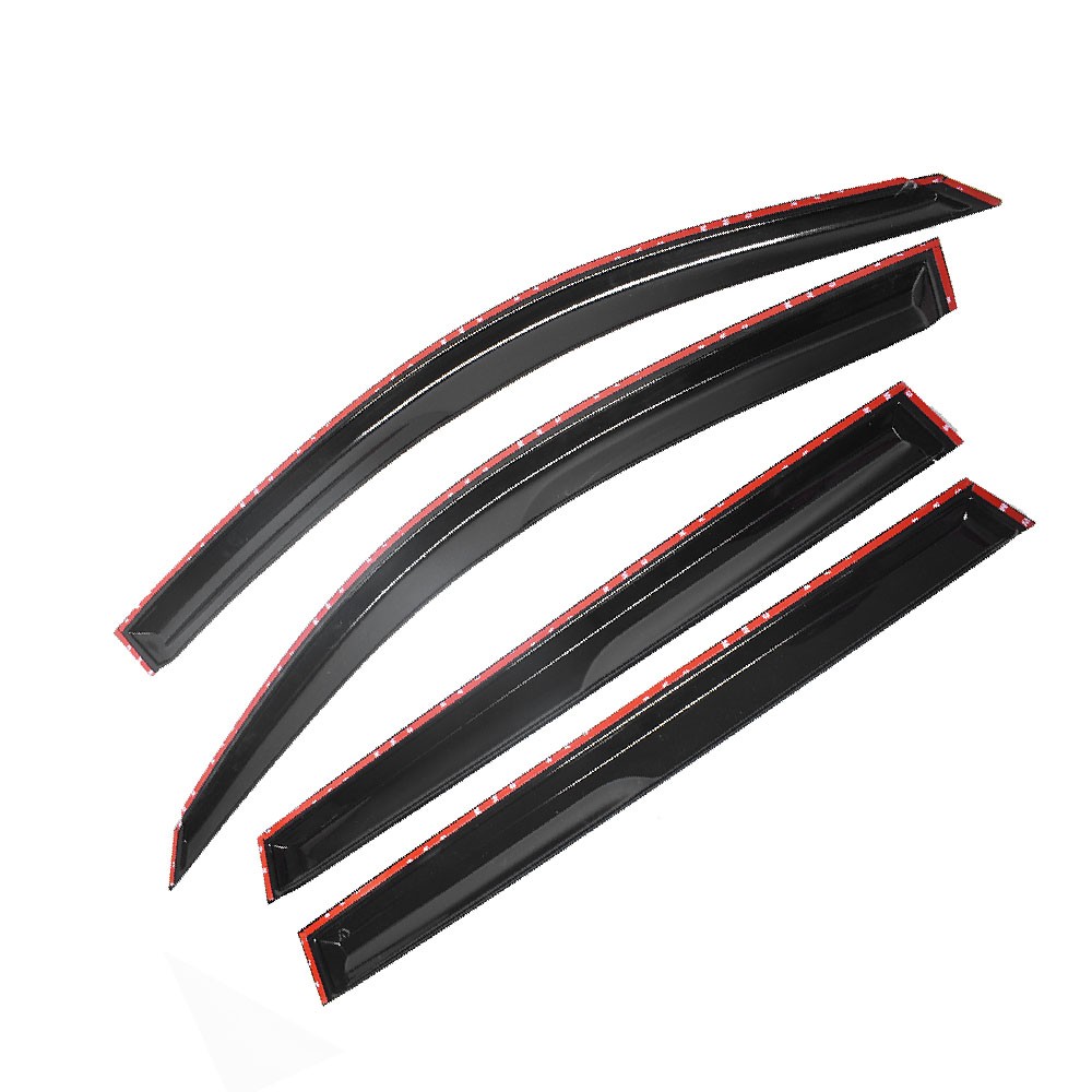 Fit For Toyota Rav4 2006-2011 12 Black Window Visor Vent Rain Guards Deflector