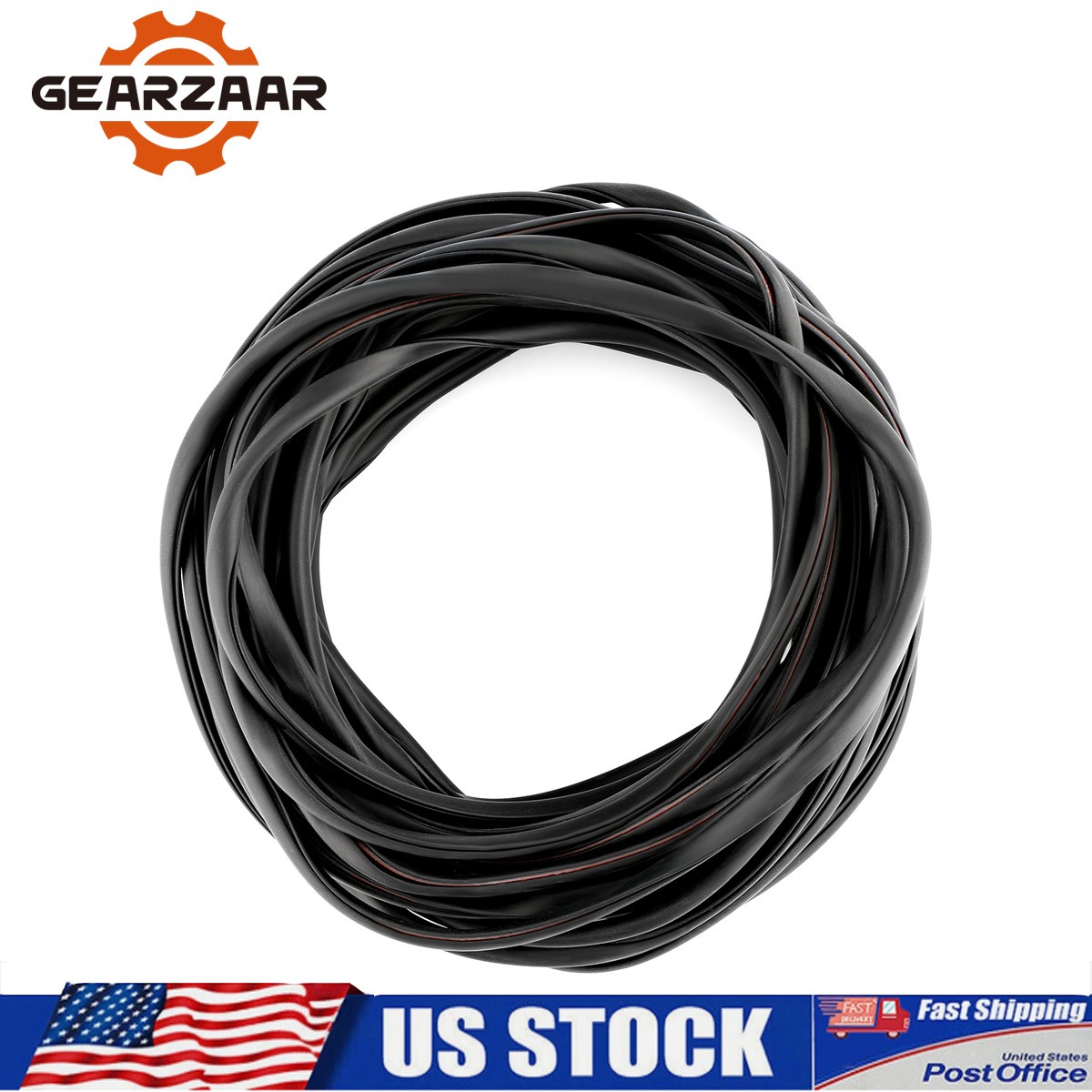 32ft Car Door Edge Guard U-Shape Rubber Trim Molding Seal Strip Scratch Shield