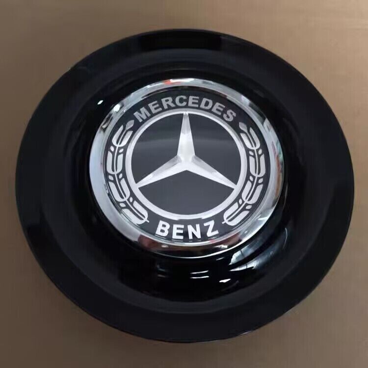 1 PC MERCEDES-BENZ GHOST FLOATING CENTER CAPS WHEEL HUB CAPS SPIN FORGIATO