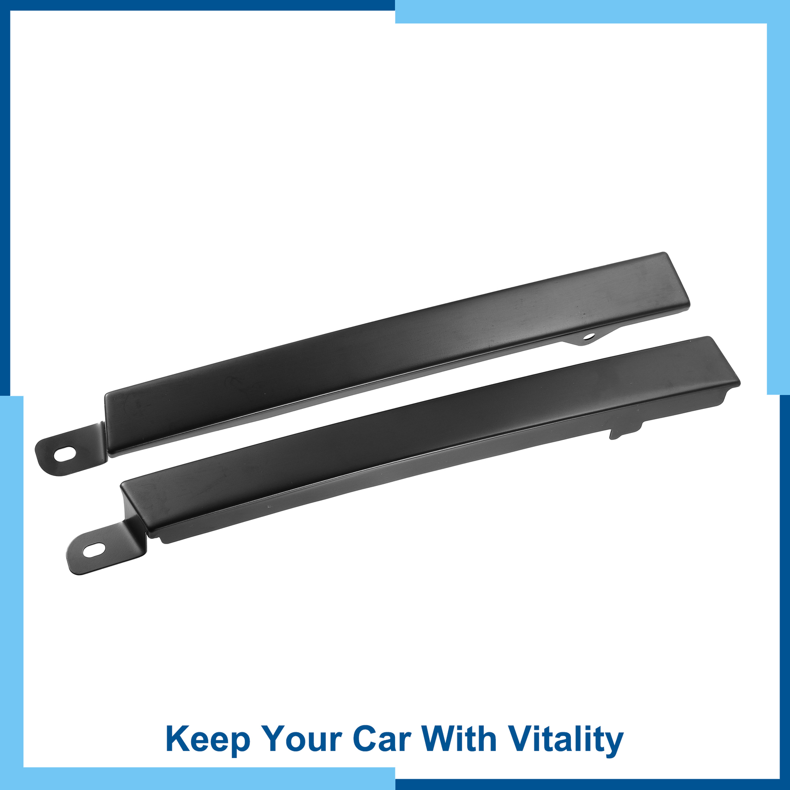 Pack (2) Front Lower Headlight Bumper Grille Filler for Toyota Tacoma 1997-2000