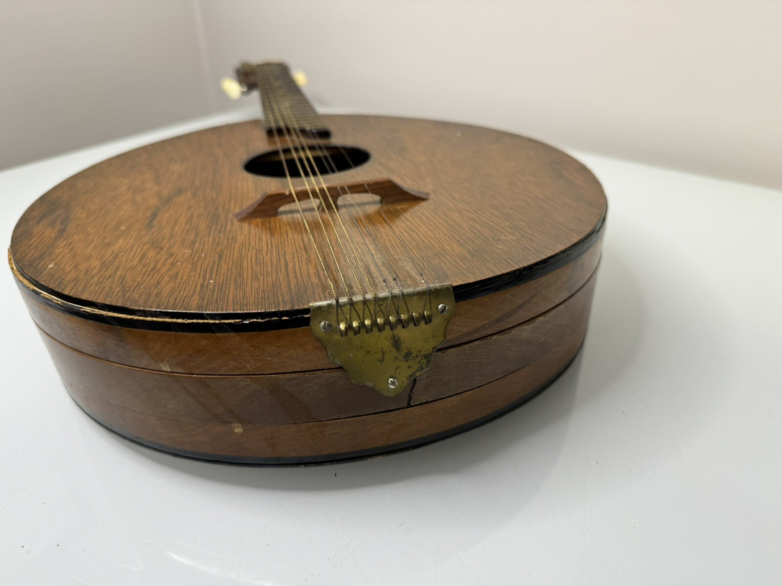 Antique Round Body Mandolin 8 String Restoration Project Instrument Handmade