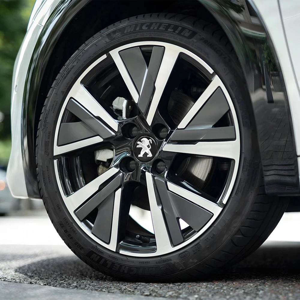 56/60mm Original 4-Piece Car Wheel Center Hub Cover Badge Cover for Peugeot