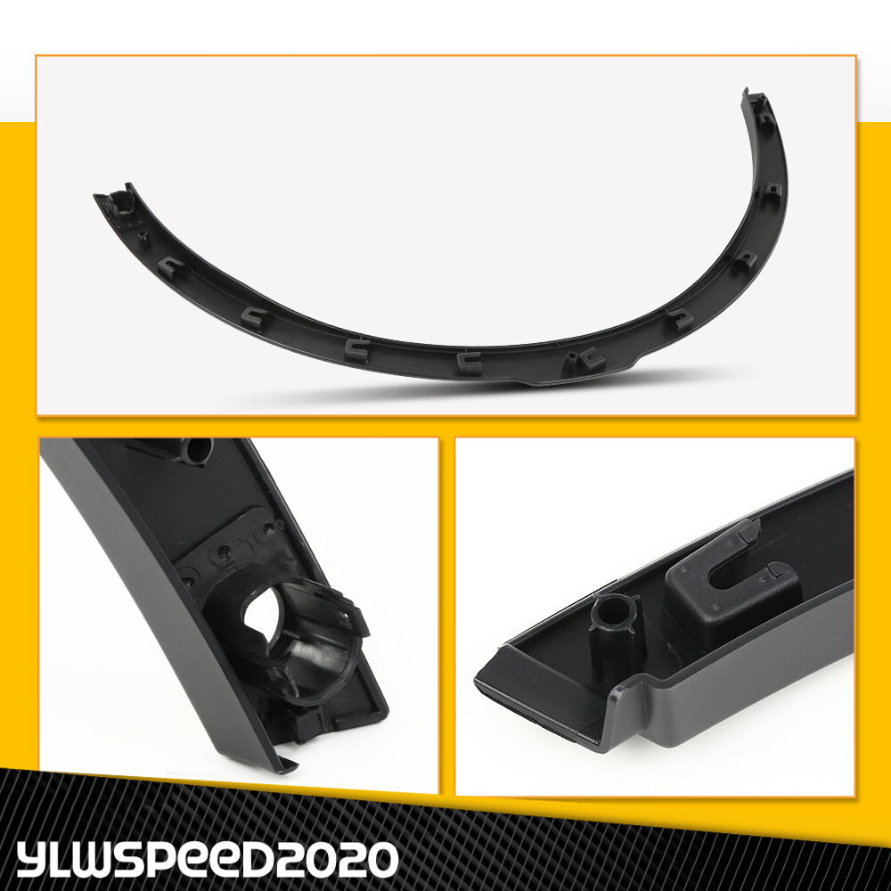 Fender Trim Molding Fit For 2012-19 Land Rover Range Rover Evoque Front Textured