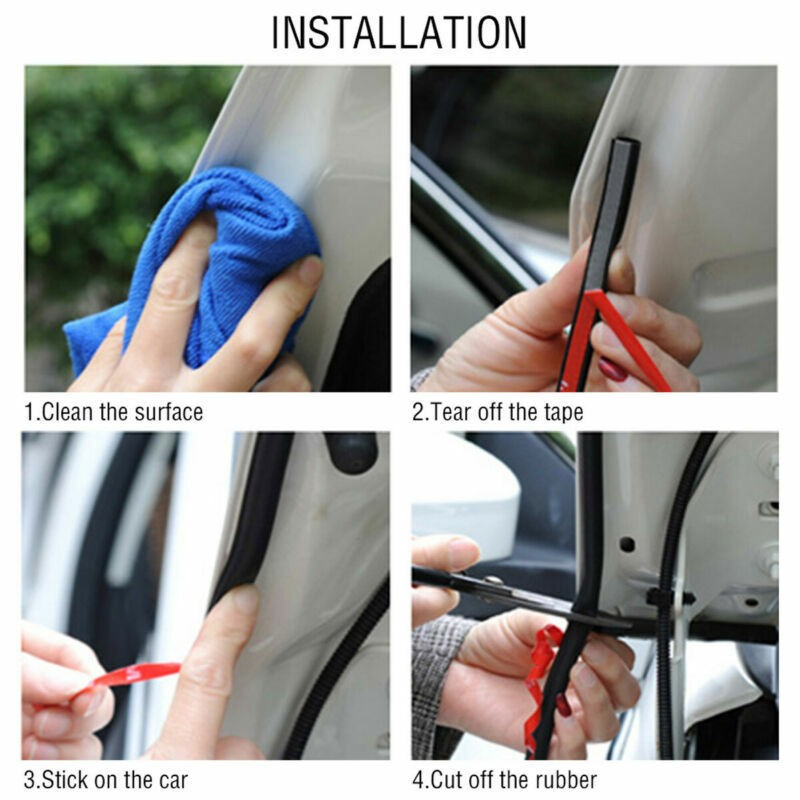 For Ford Expedition Rubber Sealing Strips Weather Draft Wind Noise Reduction g